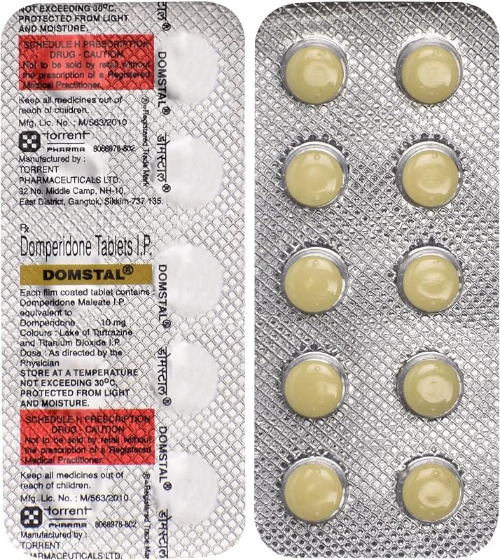 Domperidone 10mg Generic Tablet for Nausea and Vomiting
