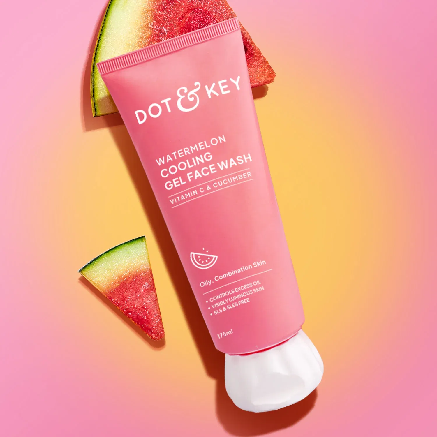 Watermelon Gel Face Wash Dot & Key sale