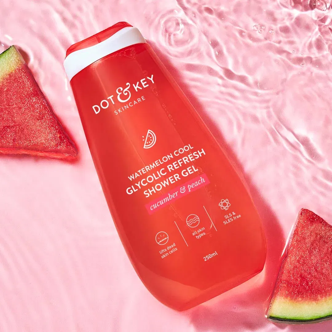 Watermelon Cooling Glycolic Acid Shower Gel Dot & Key sale