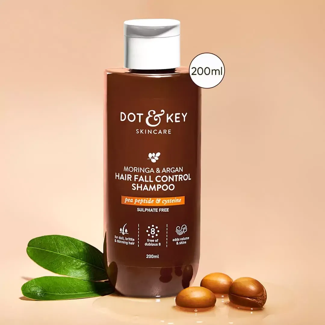 Moringa & Argan Oil Hair Fall Control Shampoo Dot & Key sale