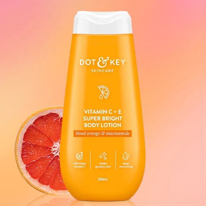 Vitamin C + E Body Lotion for Glowing Skin Dot & Key sale