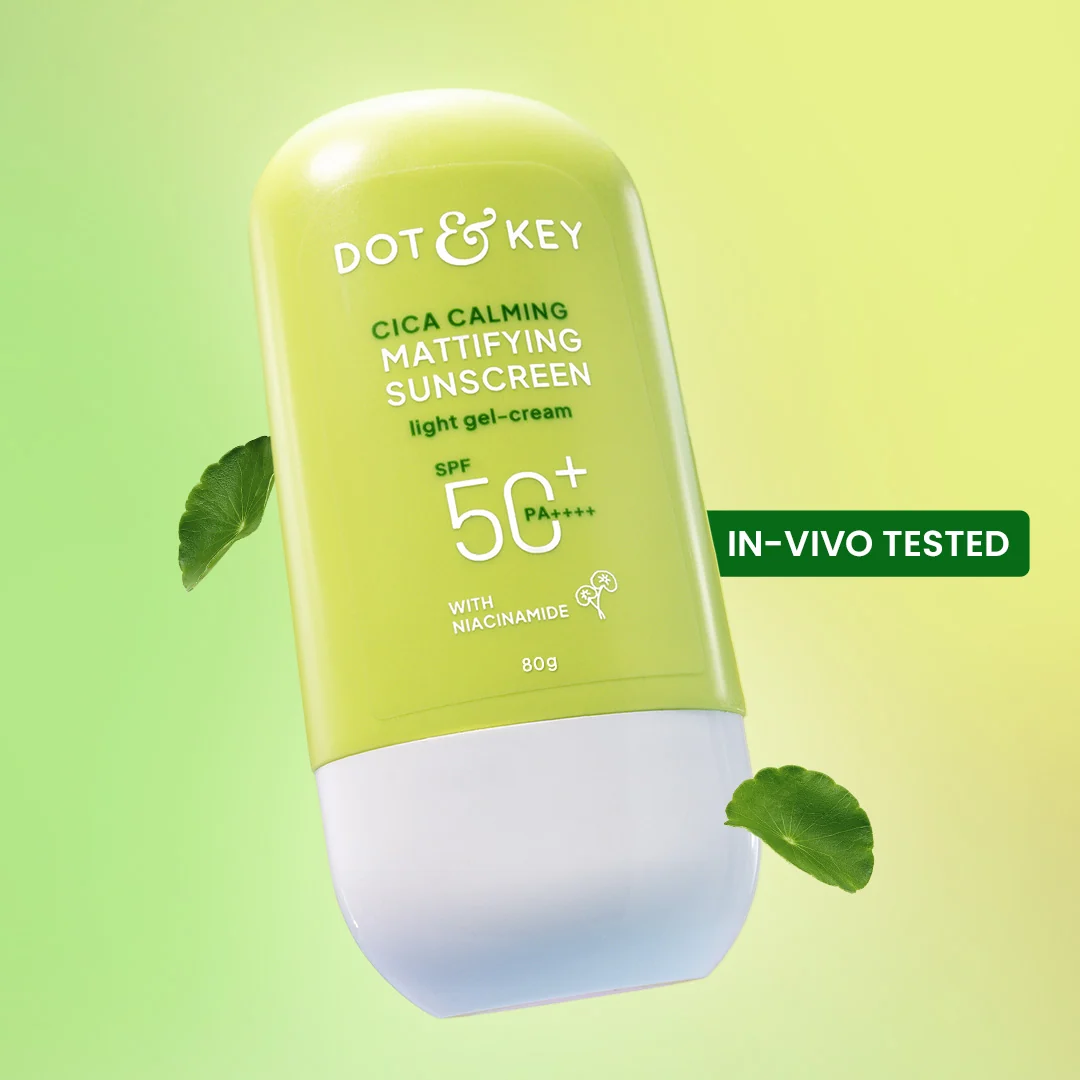 Cica + Niacinamide Sunscreen, In-Vivo Tested SPF 50+ PA++++ Dot & Key sale