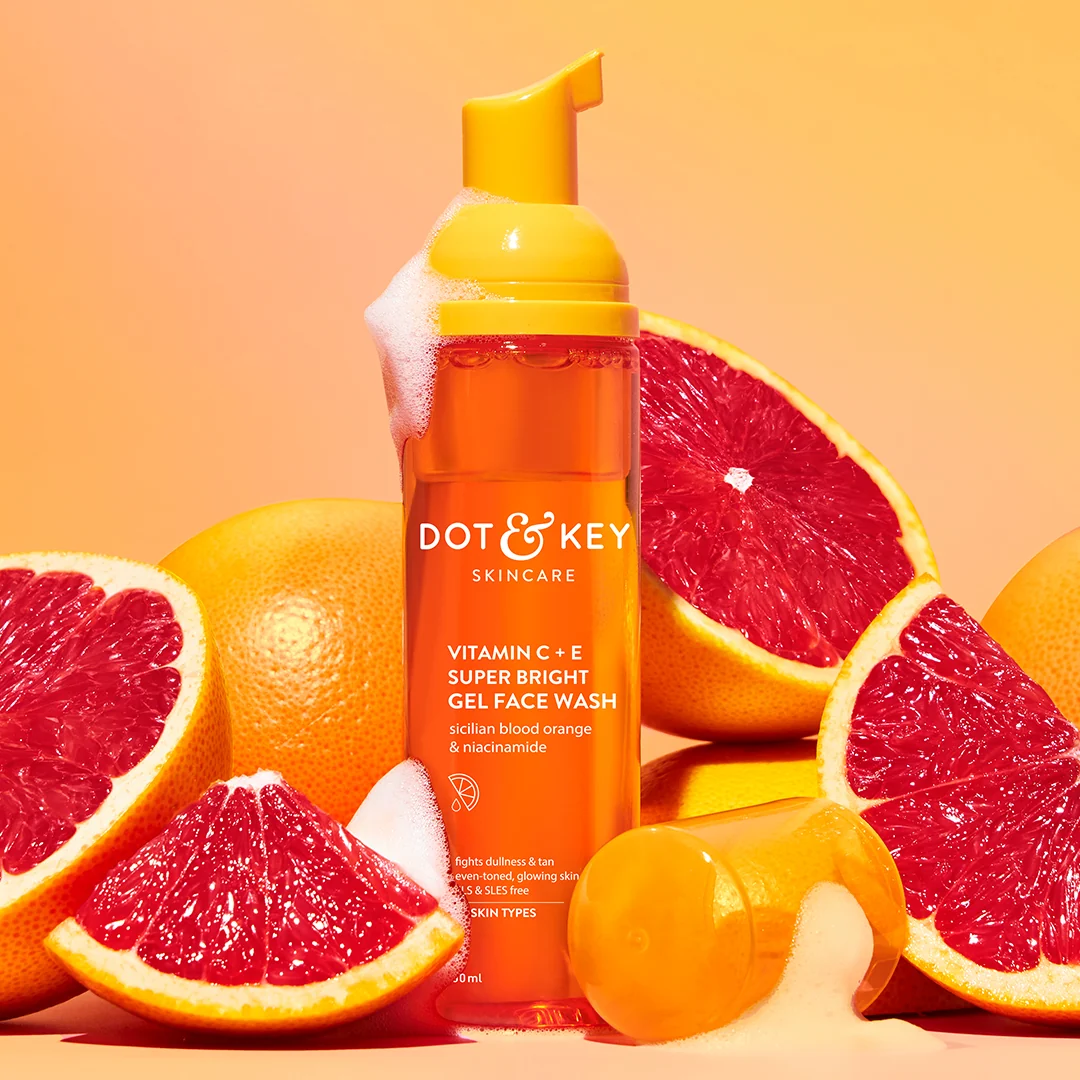 Vitamin C Foaming Face Wash Dot & Key sale