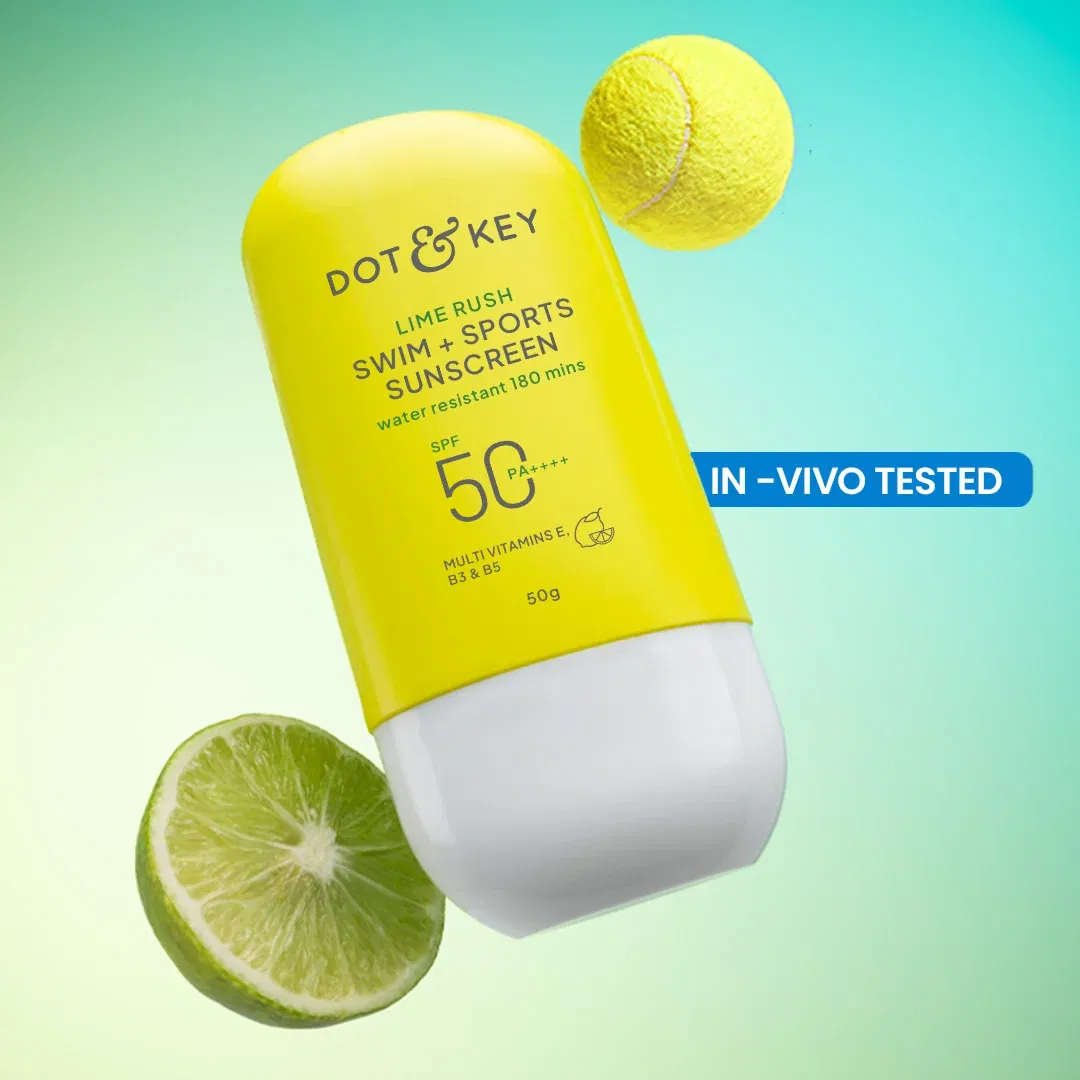 Swim + Sports Sunscreen, In-Vivo Tested SPF 50+ PA++++ Dot & Key sale