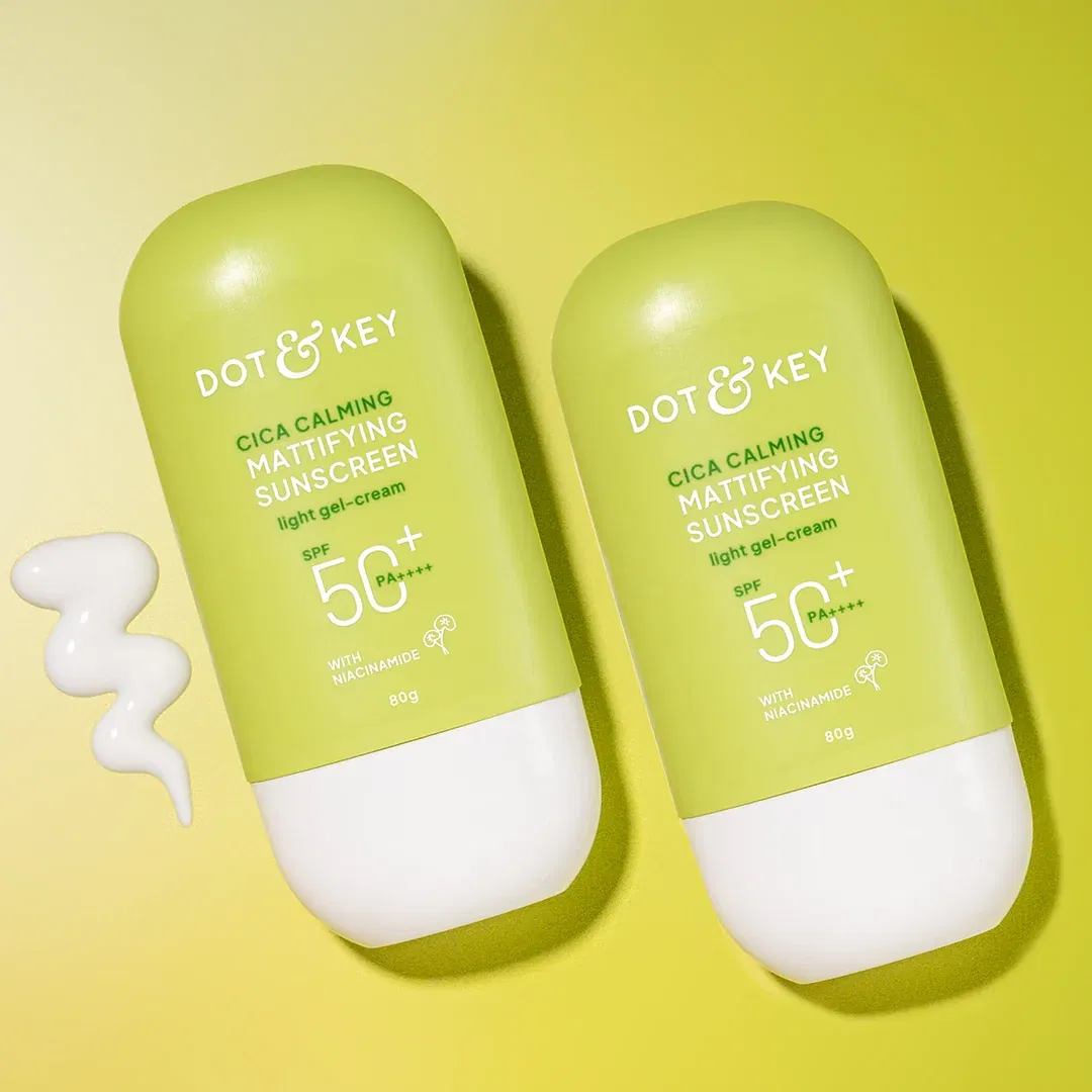 SPF 50+ Cica & Niacinamide Sunscreen — Pack of 2 Dot & Key sale