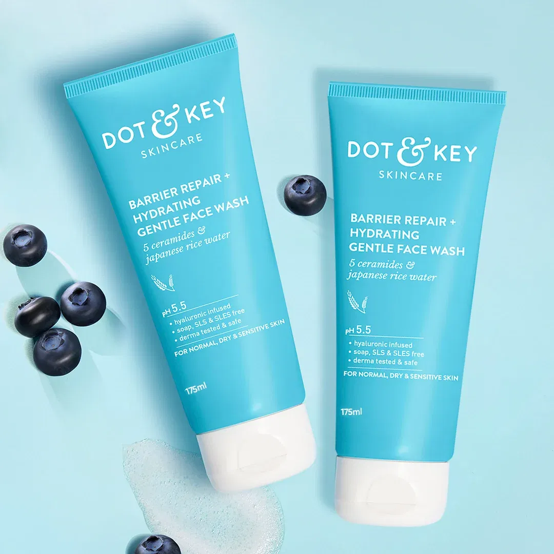 Barrier Repair Face Wash — Pack of 2 Dot & Key sale