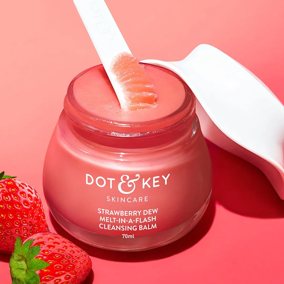Strawberry Dew Cleansing Balm for Dewy Skin Dot & Key sale