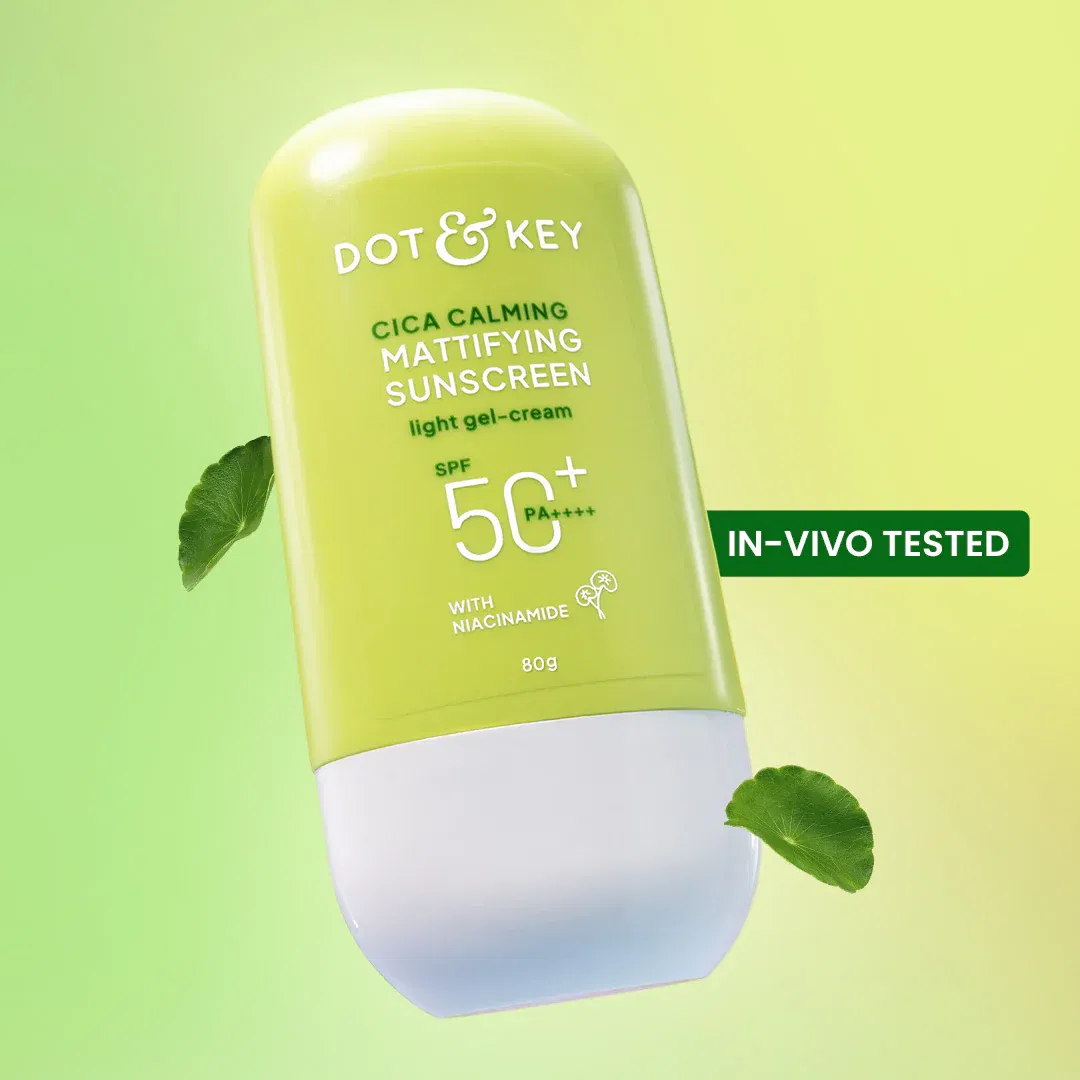 Cica + Niacinamide Sunscreen, In-Vivo Tested SPF 50+ PA++++ Dot & Key sale