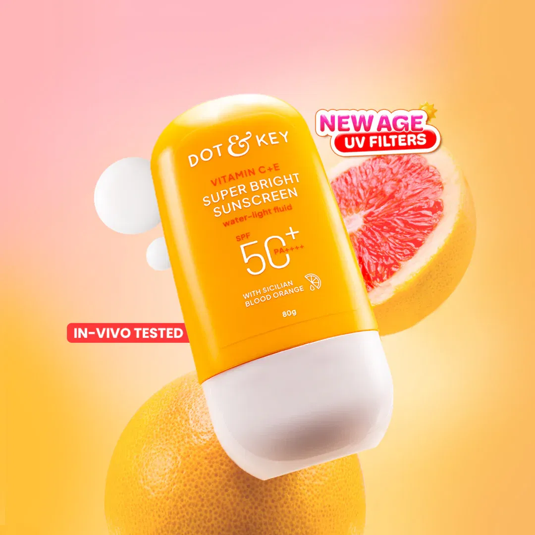 Vitamin C + E Sunscreen SPF 50+ PA++++ With New-Age UV Filters Dot & Key sale