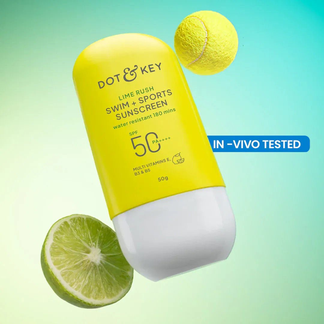 Swim + Sports Sunscreen, In-Vivo Tested SPF 50+ PA++++ Dot & Key sale