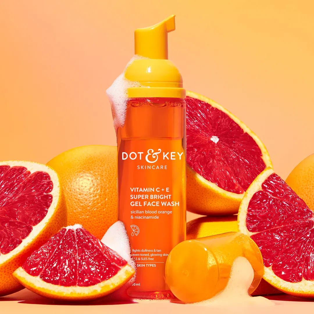 Vitamin C Foaming Face Wash Dot & Key sale