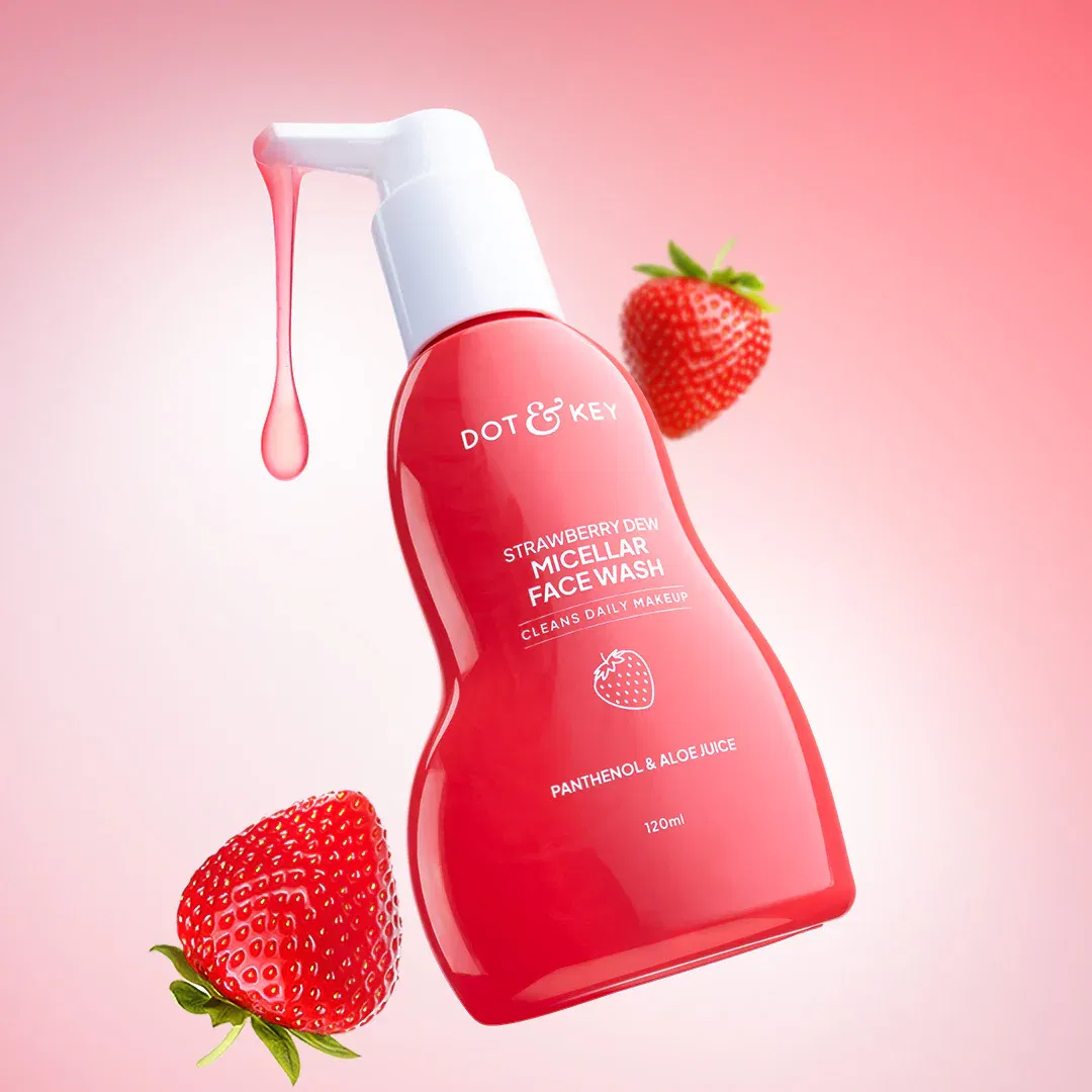 Strawberry Dew Micellar Face Wash Dot & Key sale