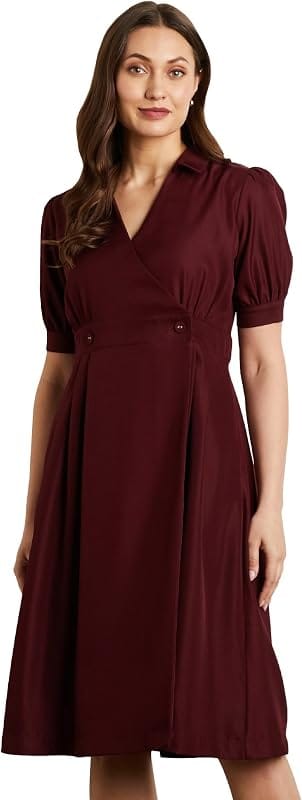 AND A-Line Printed Dress Women