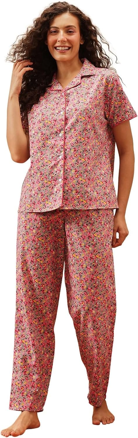 DressBerry Floral Print Pyjama Set Women