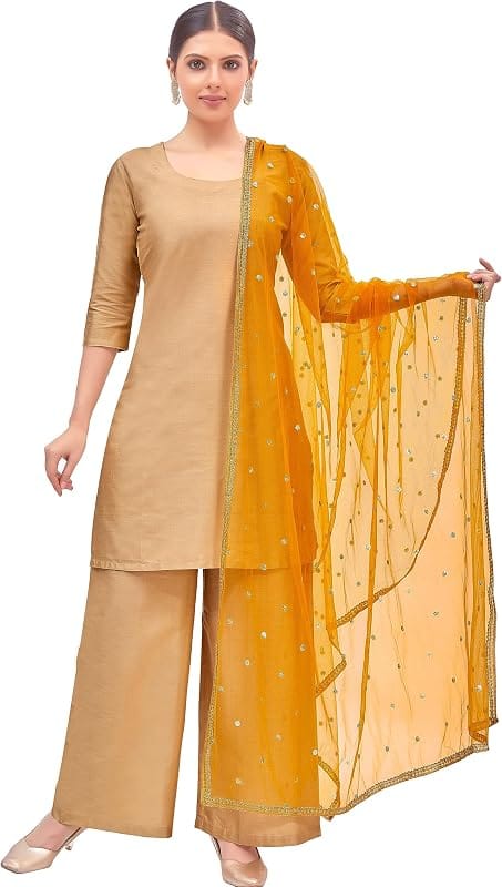 W Women's Embroidered Dupatta