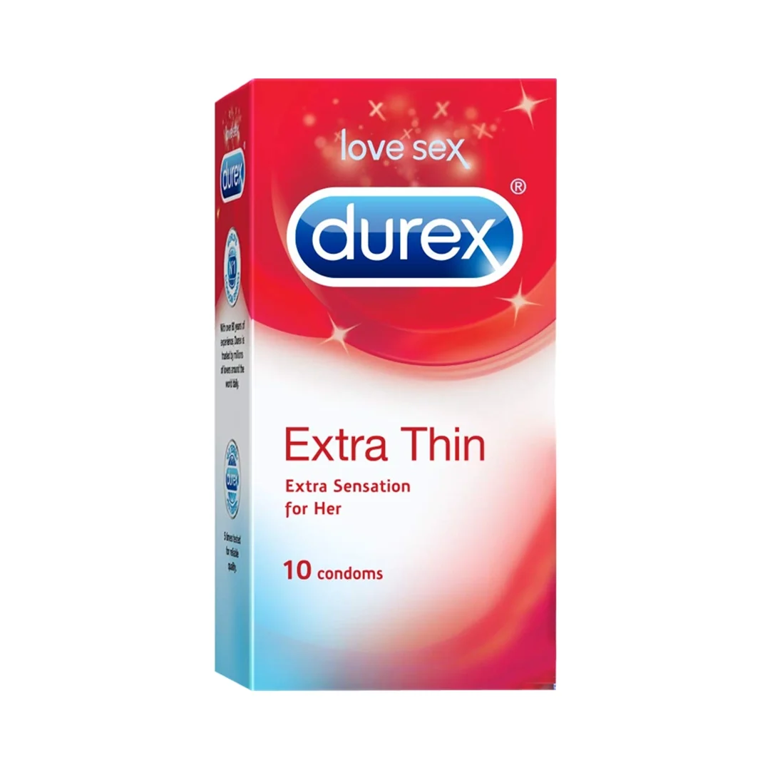 Durex Extra Thin - 10 Condoms Durex India sale