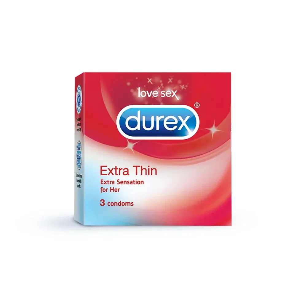Durex Extra Thin, 3 Condoms Durex India sale