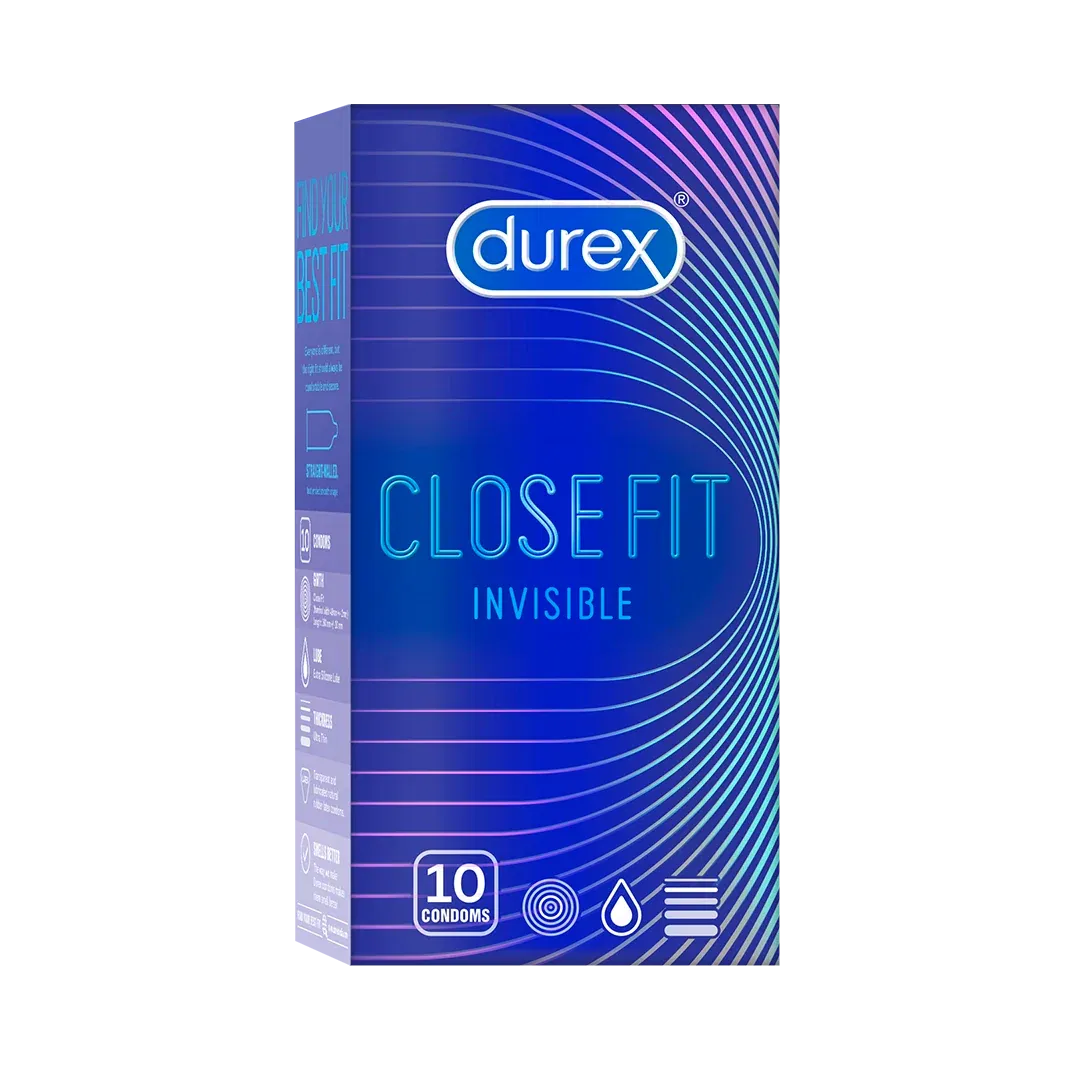 Durex Close Fit Invisible 10 Condoms