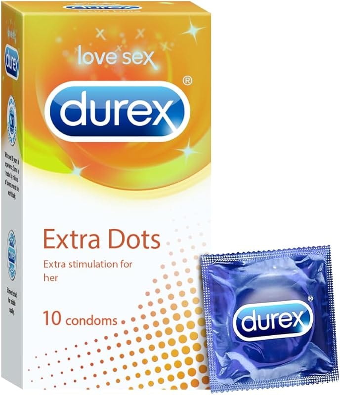 Durex Extra Dots Condoms 10 Count