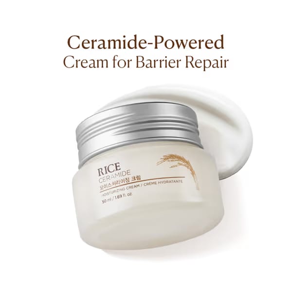 The Face Shop Ceramide & Rice Moisturizer - Korean Day Cream for Barrier Repair & Glass Skin Glow Nykaa sale