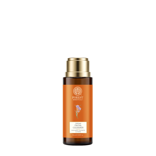 Forest Essentials Delicate Facial Cleanser Kashmiri Saffron and Neem