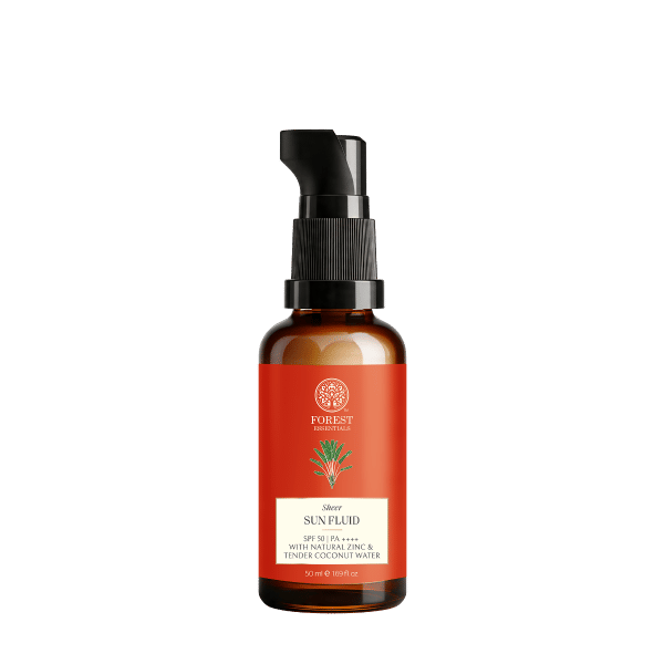 Forest Essentials Sheer Sun Fluid Sunscreen SPF 50