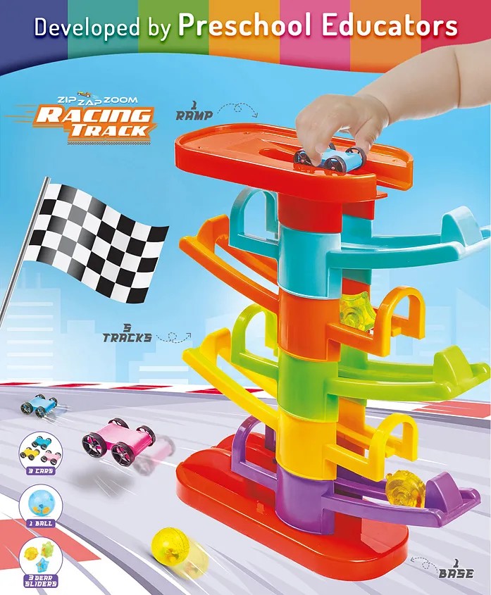 Intelliskills Zip Zap Zoom Racing Tower FirstCry sale