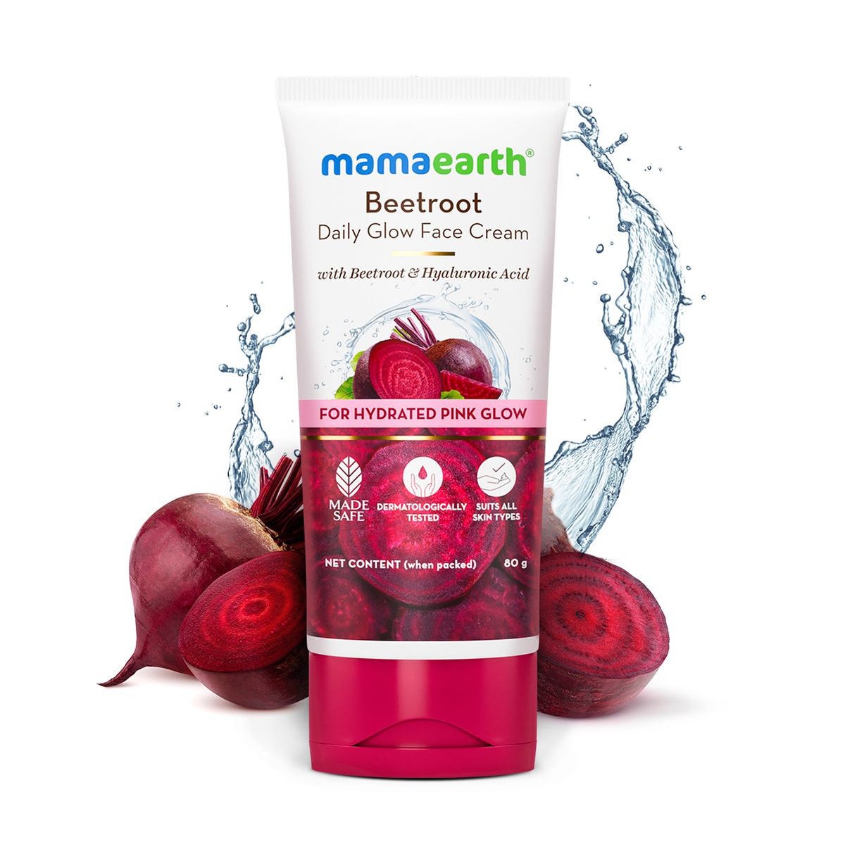 Mamaearth Beetroot Daily Glow Face Cream With Beetroot & Hyaluronic Acid - 80 g Mamaearth sale