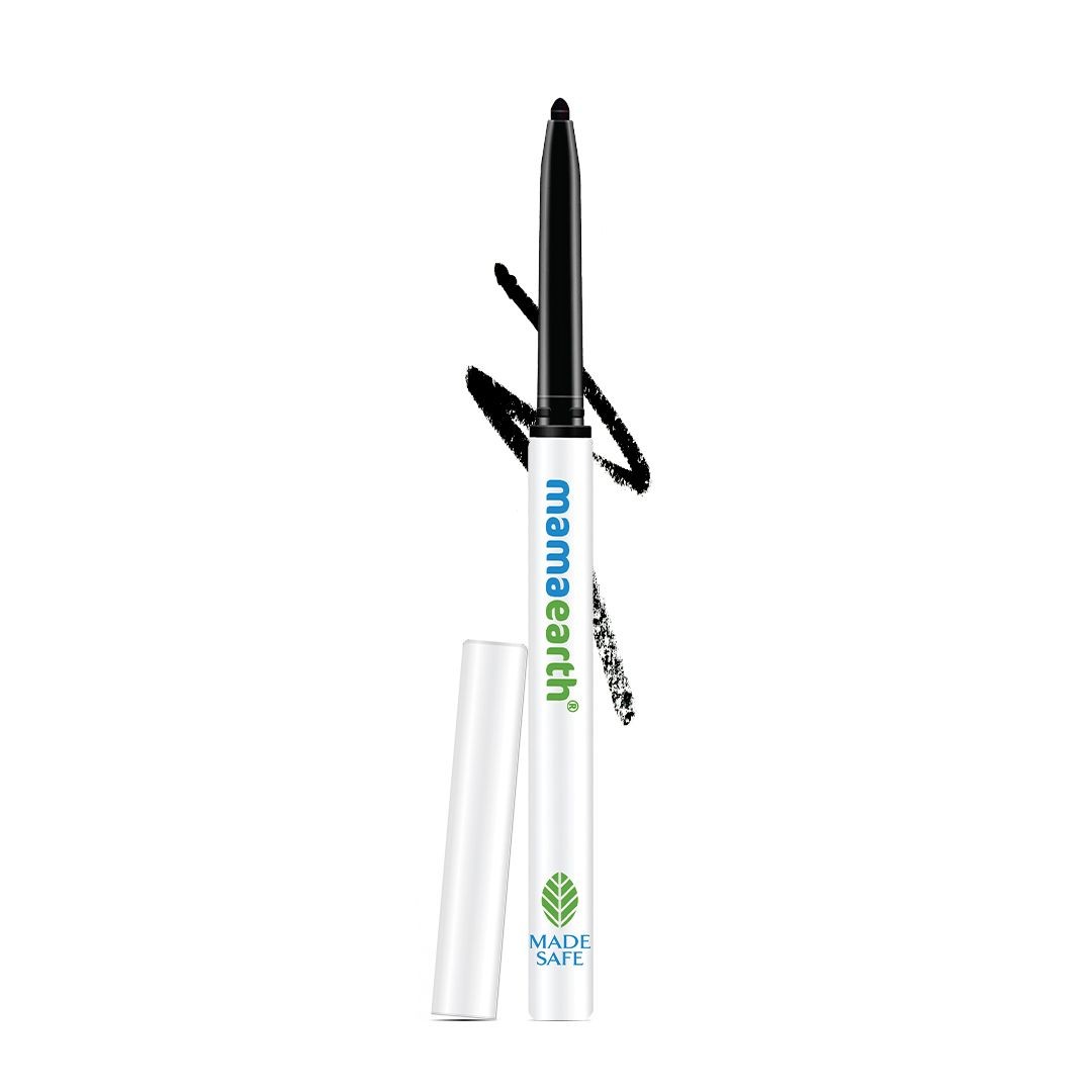Mamaearth Charcoal Black Long Stay Kajal with Vitamin C & Chamomile for 11-Hour Smudge-free Stay Mamaearth sale
