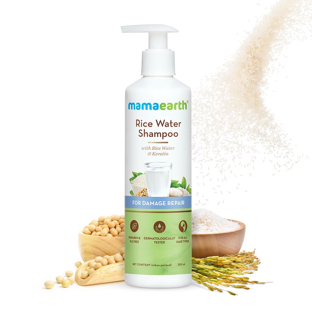 Mamaearth Rice Water Shampoo For Damage Repair - 250ml Mamaearth sale