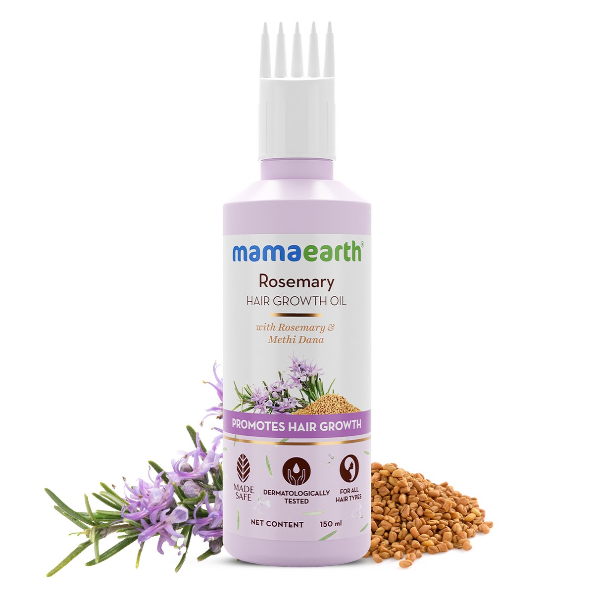 Mamaearth Rosemary Hair Growth Oil with Rosemary & Methi Dana for Promoting Hair Growth - 150 ml Mamaearth sale