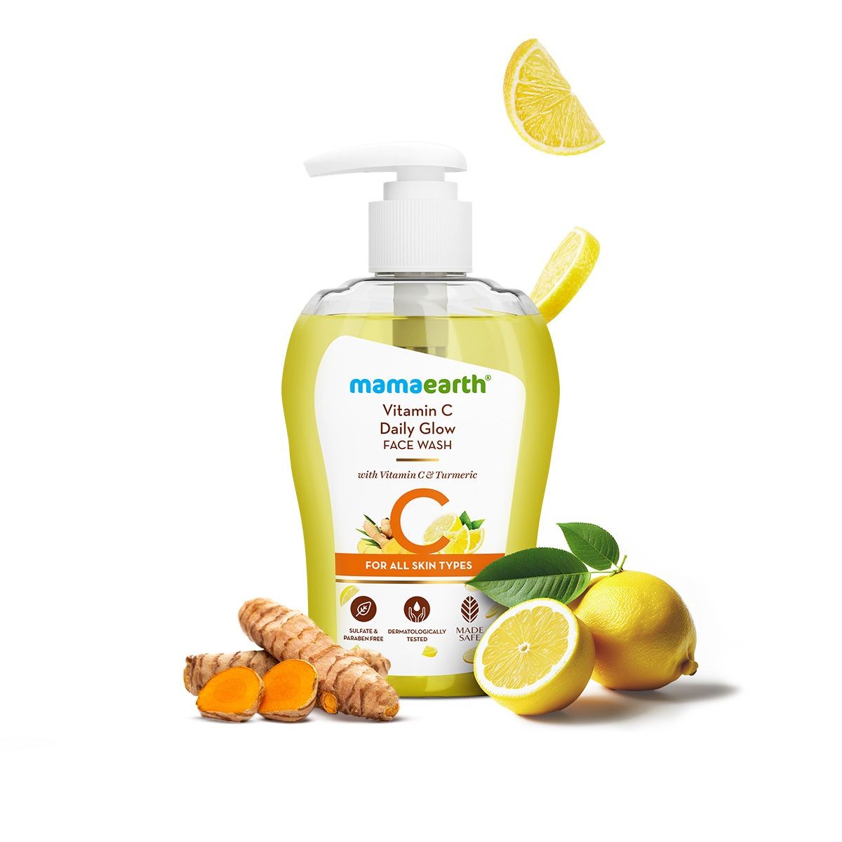 Mamaearth Vitamin C Face Wash with Vitamin C and Turmeric for Skin Illumination - 250ml Mamaearth sale