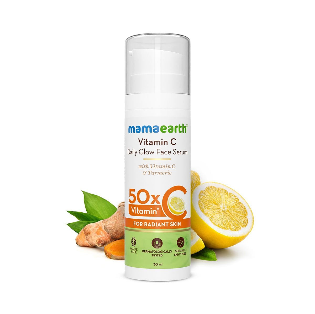 Mamaearth Vitamin C Daily Glow Face Serum With Vitamin C & Turmeric for Radiant Skin - 30 ml Mamaearth sale