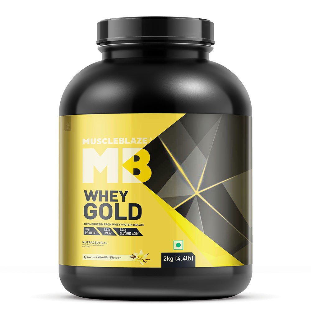 MuscleBlaze Whey Gold 100% Whey Protein Isolate MuscleBlaze sale