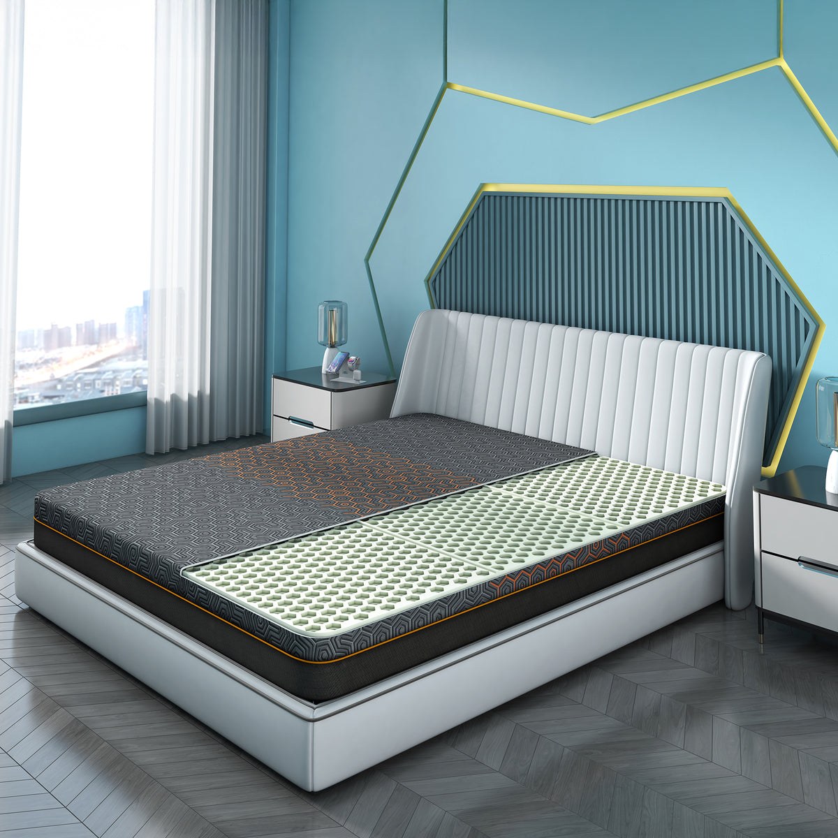 Sleepyhead Technic 3-Zone 6D Hexagon Grid Mattress Sleepyhead sale