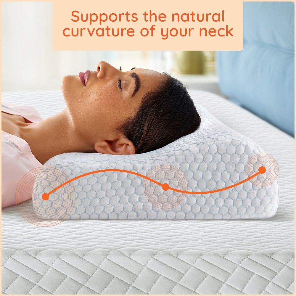 Sleepyhead Yawn Neck Contour Ortho Cool Pad Cervical Pillow Sleepyhead sale
