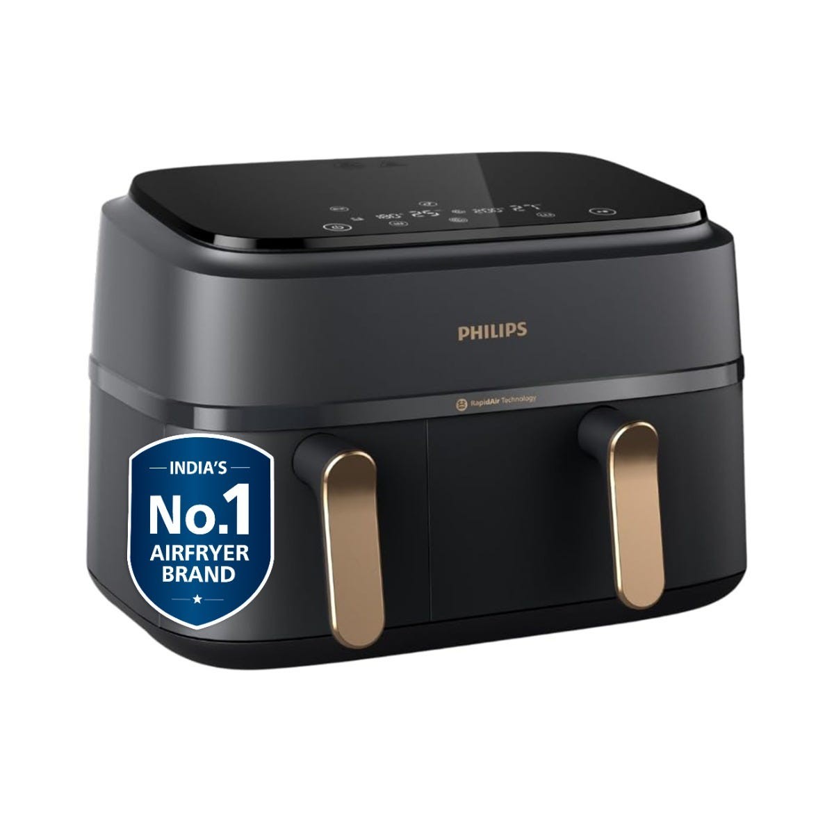 Philips NA352 dual-basket air fryer (9 L) Vijay Sales sale