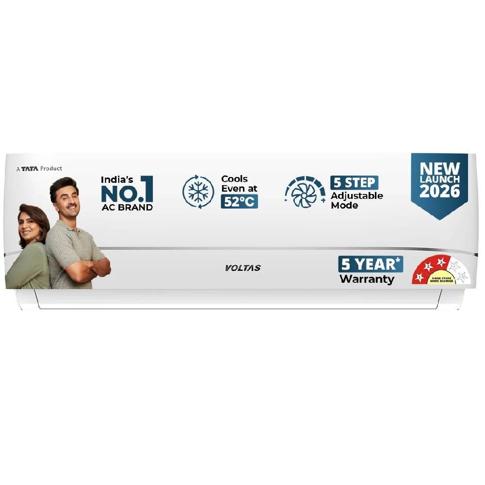 Voltas 1.5 Ton 3-star inverter split AC Vijay Sales sale