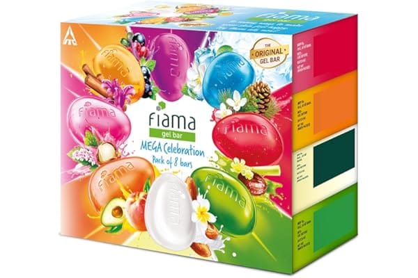 Fiama Gel Bar Mega Celebration Pack (1kg) Amazon sale