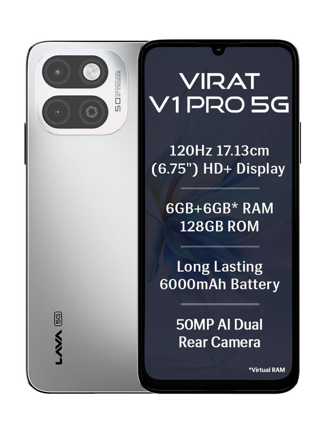 LAVA Virat V1 Pro 5G (6 GB + 128 GB) Flipkart sale
