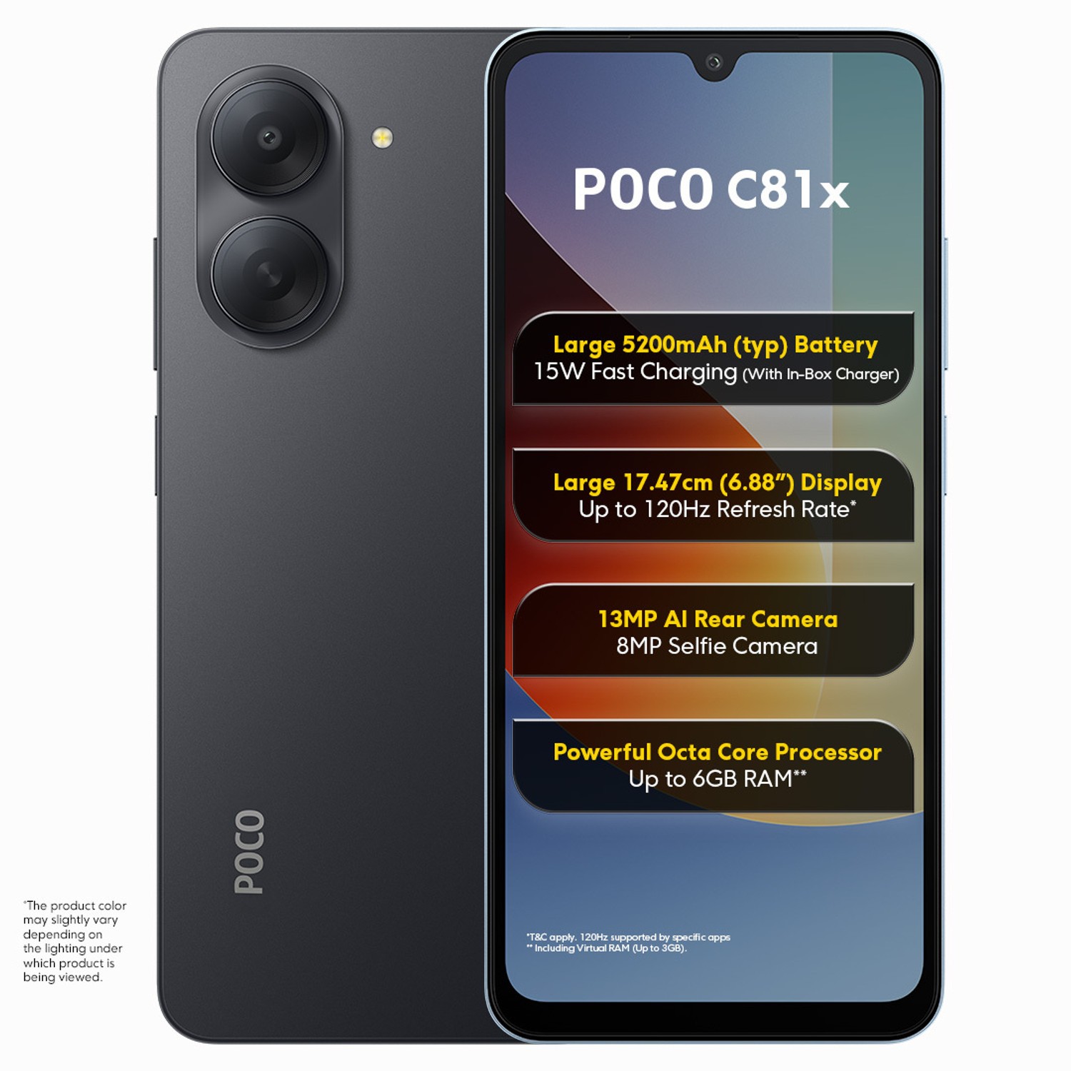 POCO C81x (3 GB + 64 GB) Flipkart sale
