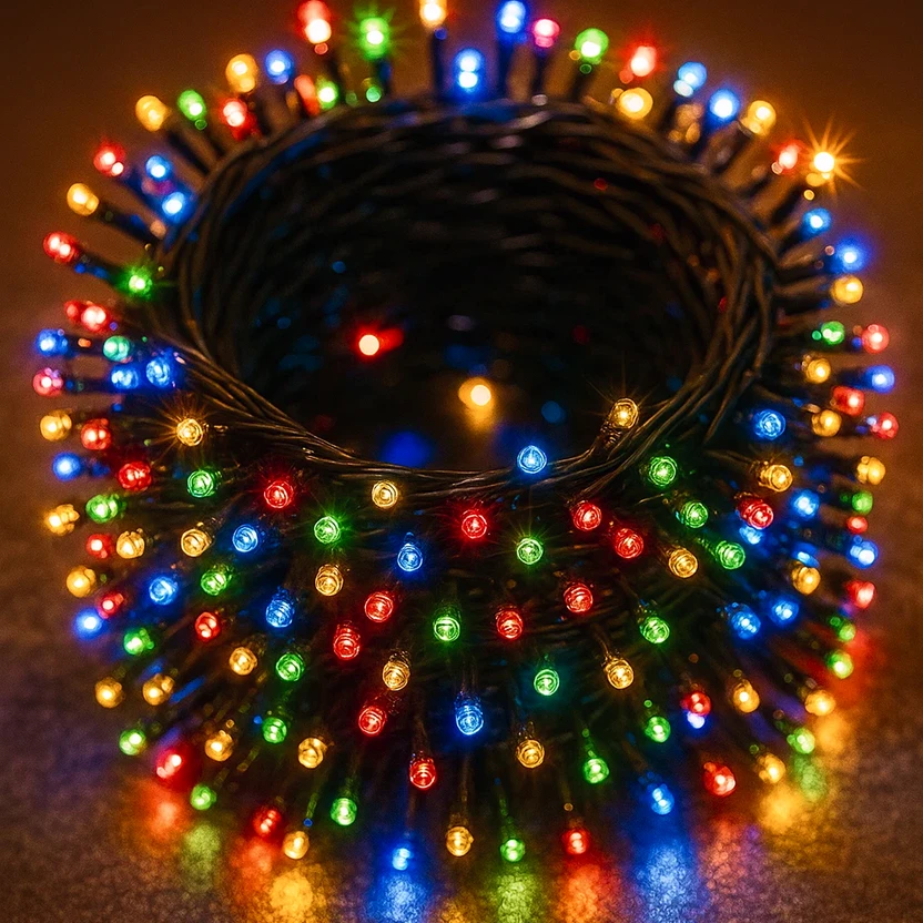 MPROW 56 LEDs 15 m Multicolor Steady Bulb Rice Lights Flipkart sale
