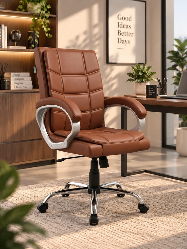 RW REST WELL Star Executive Revolving Office Chair|Computer Desk Chair with Cushioned Seat| Flipkart sale
