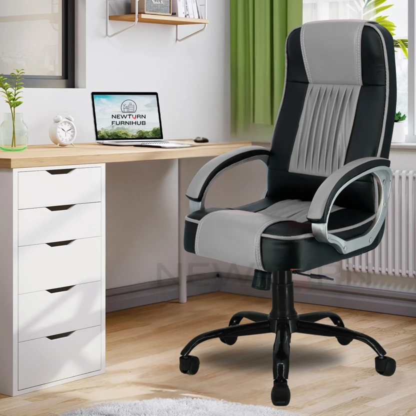 Newturn Leather Office Executive Chair Flipkart sale