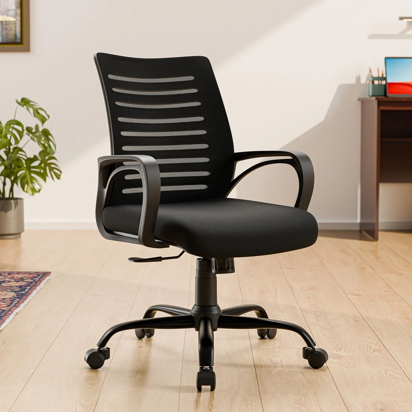 GREEN SOUL Atom Mid Back Ergonomic|Home, Office, WFH|Moulded Foam|Extra Comfort Mesh Office Flipkart sale