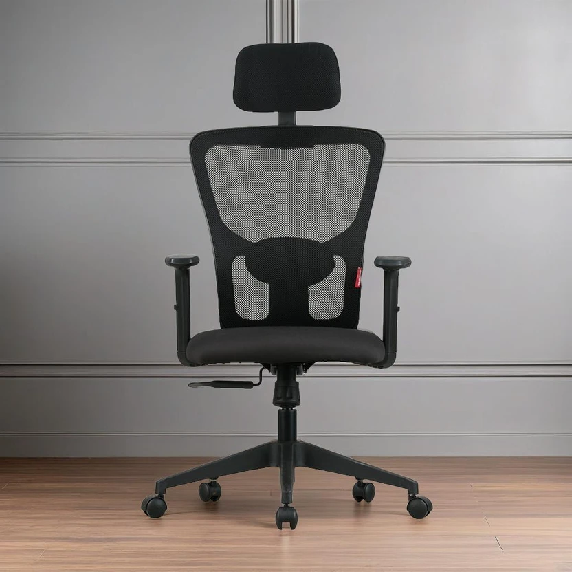 Featherlite Astro High Back Fabric Office Adjustable Arm Chair Flipkart sale