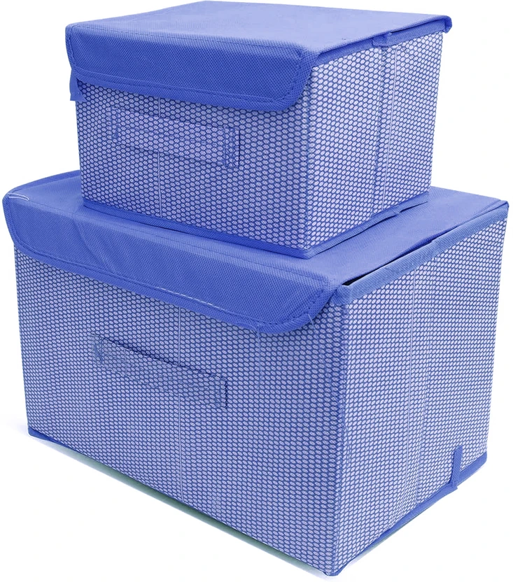 TUFRY Foldable Garments Organizer / Box Combo (Big and Small Size) for storing clothes, Book Flipkart sale