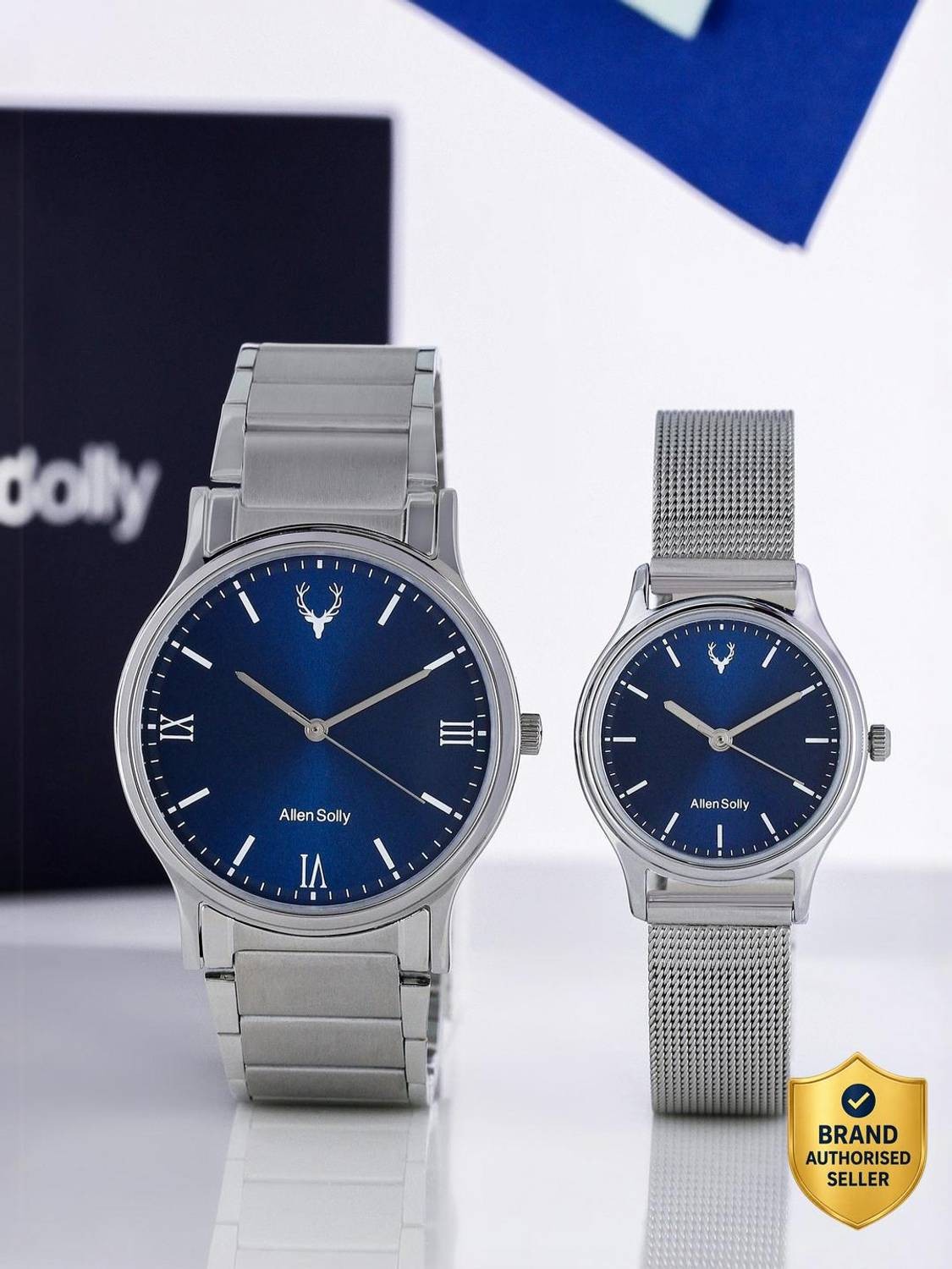 Allen Solly Blue Dial Couple Watch Set (AS000019A) Flipkart sale