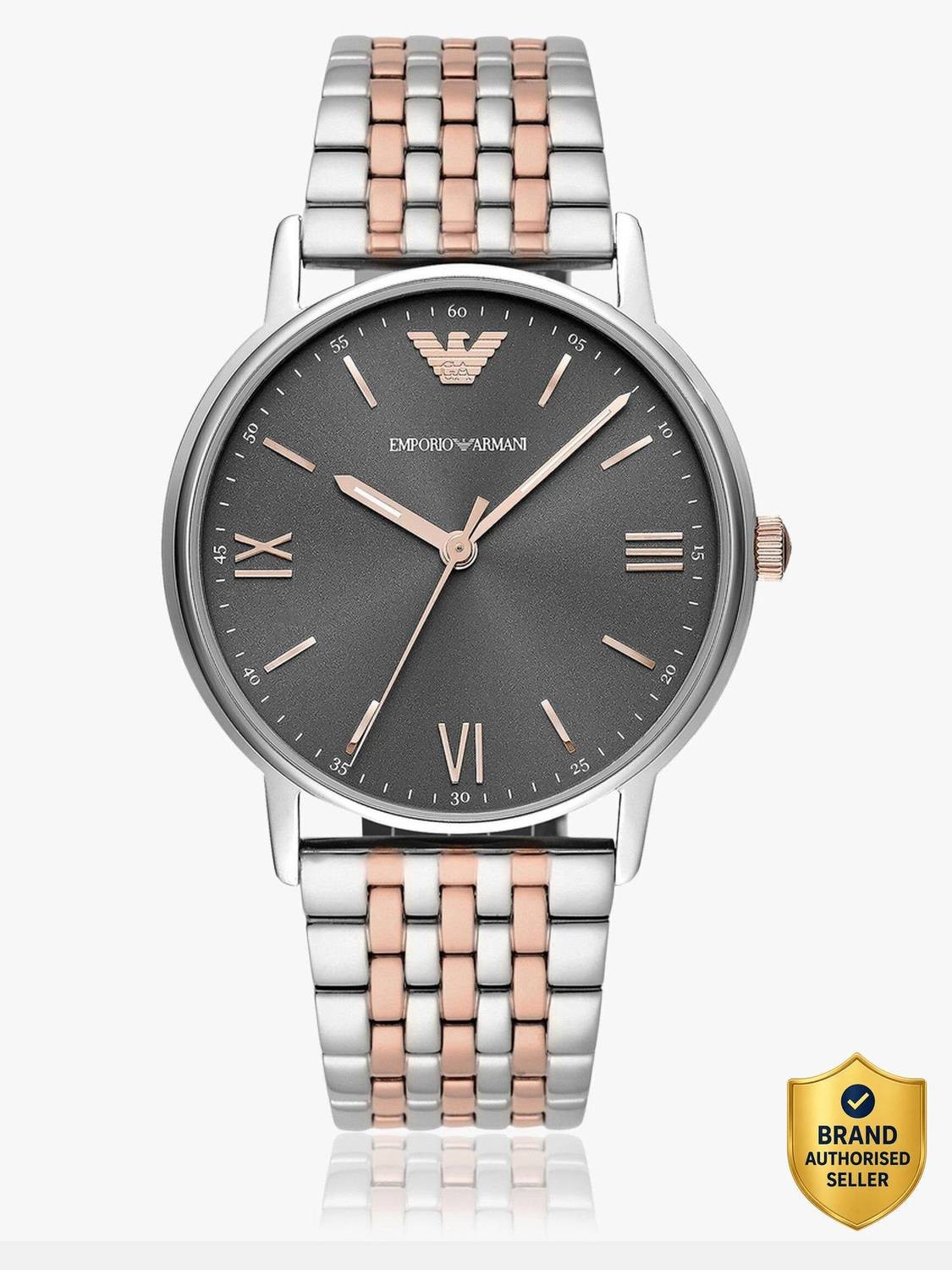 Emporio Armani Kappa Grey Dial Steel Watch (AR11121) Flipkart sale