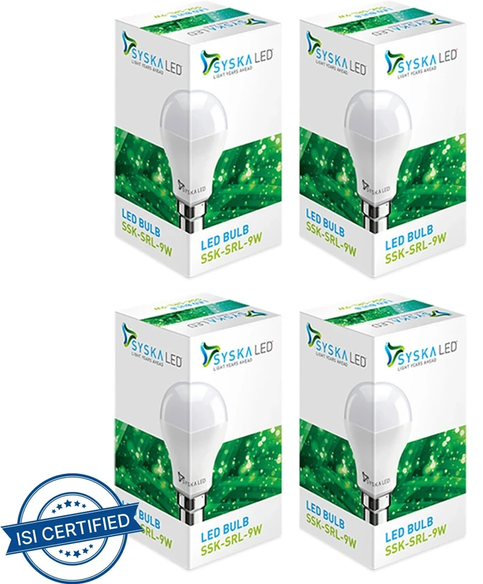 Syska 9 W Basic Standard B22 LED Bulb Flipkart sale
